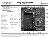 Lantronix Open-Q 865 Development Kit Lantronix Open-Q tm 865 Development Kit Quick Start Guide