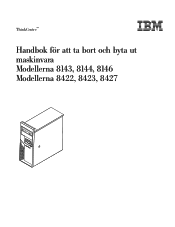Lenovo ThinkCentre A51p Hardware removal and replacement guide (Swedish)