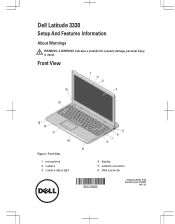 Dell Latitude 3330 Setup And Features Information
