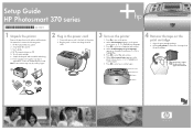 HP Photosmart 370 HP Photosmart 370 series Setup Guide