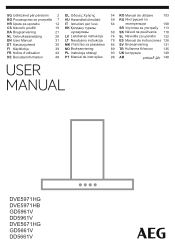 AEG DVE5971HG User Manual
