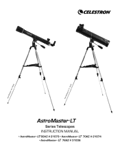 Celestron AstroMaster LT 70AZ Telescope AstroMaster LT Series Manual English