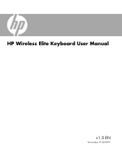HP FQ480AA HP Wireless Elite Keyboard - User Guide