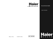 Haier BD-375 User Manual