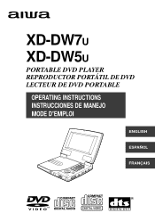 AIWA XD-DW5 Operating Instructions