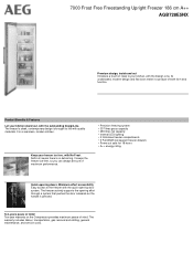 AEG AGB728E5NX Specification Sheet