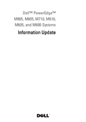 Dell PowerEdge M610 Information
  Update 
