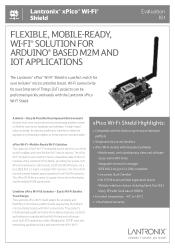 Lantronix xPico Wi-Fi Embedded Wi-Fi Module Product Brief A4