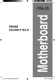Asus PRIME H310M-F R2.0 PRIME H310M-F R20 Users Manual English