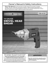Harbor Freight Tools 68199 User Manual