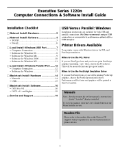 Oki ES1220nCCS Executive Series 1220n Software Install Guide
