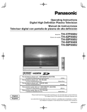 Panasonic TH-42PX60 Operating Instructions