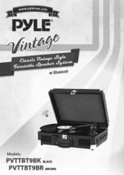 Pyle PVTTBT9BK User Manual