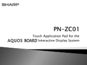 Sharp PN-ZC01 Product Overview