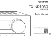 Onkyo TX-NR1030 Basics Guide