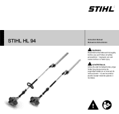 Stihl HL 94 K 145176 Product Instruction Manual