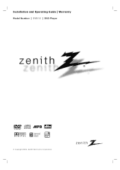 Zenith DVB312 Operating Guide