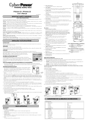 CyberPower PR2200LCD User Manual