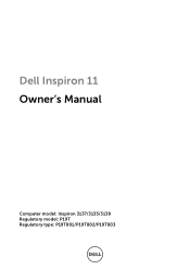 Dell Inspiron 3135 Inspiron 11 3135 Owners Manual
