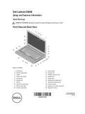 Dell Latitude E6440 Dell  Setup and Features Information