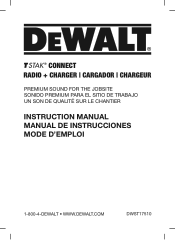 Dewalt DWST17510 Instruction Manual