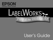 Epson LabelWorks Printable Ribbon Kit User Manual