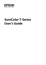 Epson SureColor T7270D User Manual
