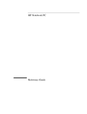 HP Pavilion xf145 HP Pavilion Notebook PC ZE1000 and XF100 Series - Reference Guide