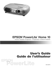 Epson PowerLite Home 10 User Manual