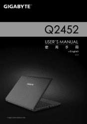 Gigabyte Q2452M Manual