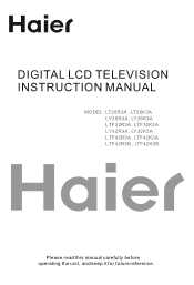Haier LT26R3A User Manual