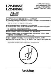 Brother International LZ2-B856E Instruction Manual - English and Spanish