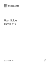 Nokia Lumia 640 User Guide 2