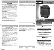 Holmes HCH4062 Product Manual