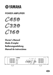 Yamaha C160 Owner's Manual
