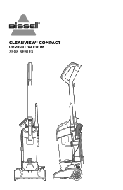 Bissell CleanView Compact Upright Vacuum 3508 User Guide