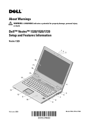 Dell 1720 Setup and Features Information Tech Sheet