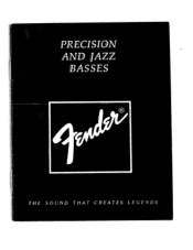 Fender Standard Precision Bass Owners Manual