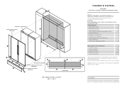 Fisher and Paykel RS3084SRHK1 Data Sheet Integrated Column Refrigerator Dual Install 30 30