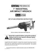 Harbor Freight Tools 67096 User Manual