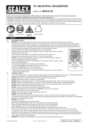 Sealey SDH70 Instruction Manual