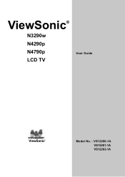 ViewSonic N4290p N3290w, N4290p, N4790p User Guide, English. AU Region