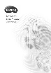 BenQ SX930 User Manual