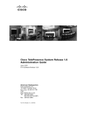Cisco CTS-3010 Administration Guide