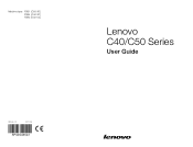 Lenovo C50-30 (English) User Guide - Lenovo C40/C50 Series
