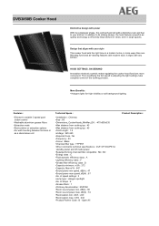 AEG DVB3850B Specification Sheet
