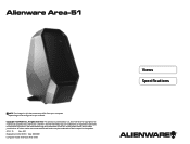 Dell Alienware Area 51 R2 Specifications