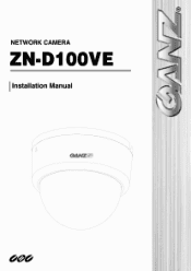 Ganz Security ZN-D100VE Manual