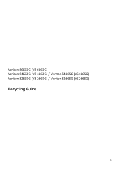Acer Veriton S2665G Recycling Guide
