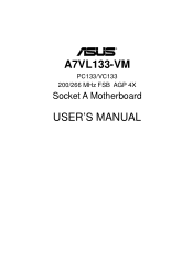 Asus A7VL133-VM Motherboard DIY Troubleshooting Guide